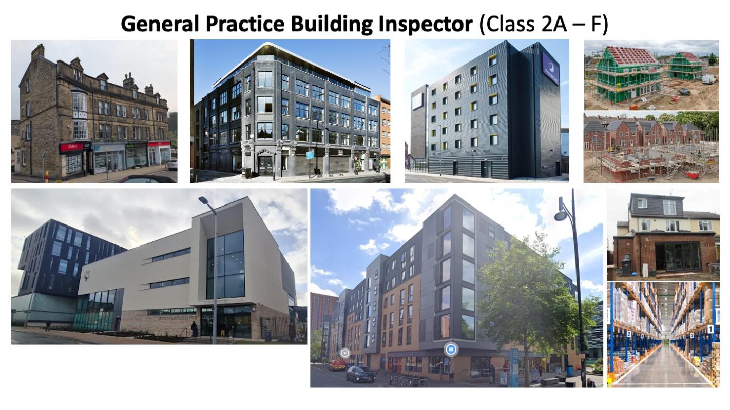 General Practice Building Inspector 2A-F